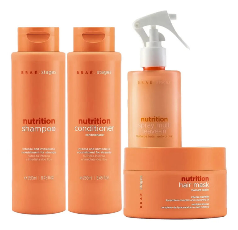 Stages Nutrition Sh + Cd + Máscara + Leave-in – Braé
