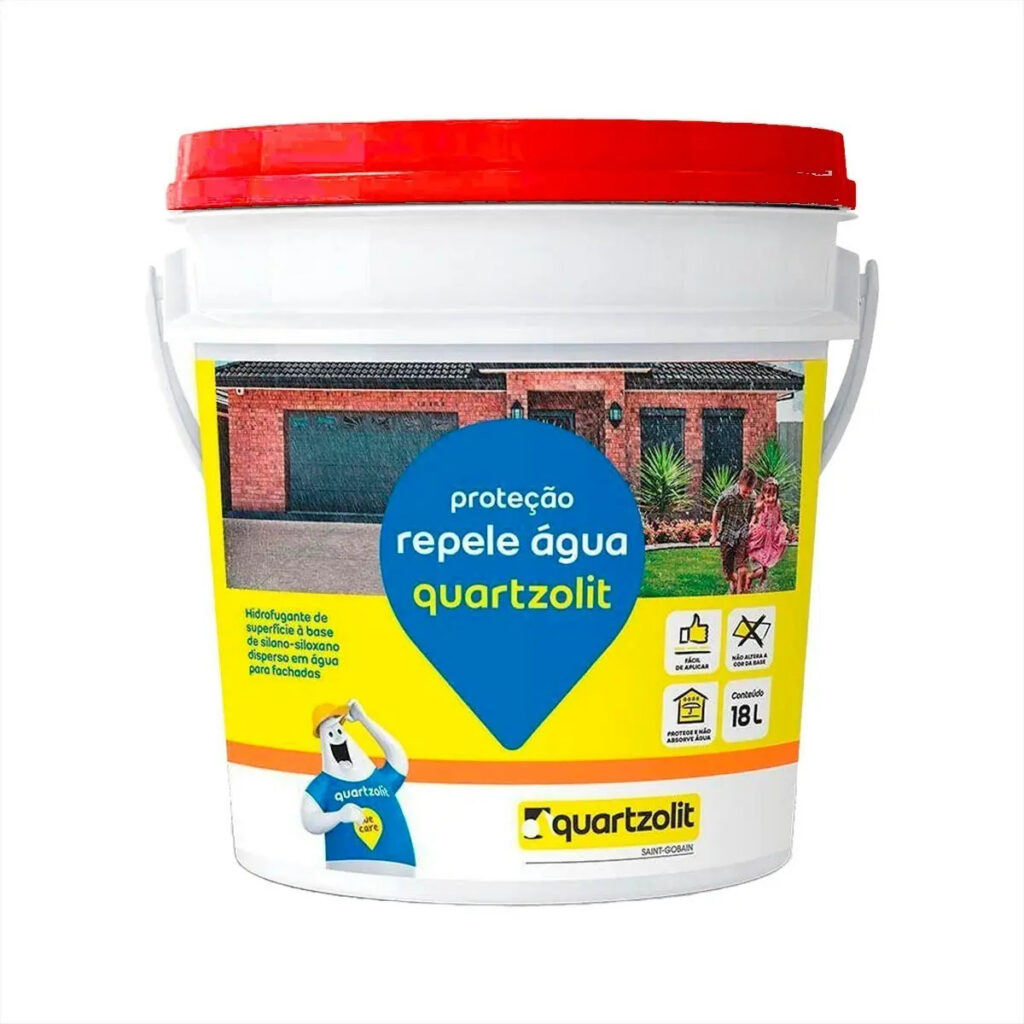 Repele Agua Hidrofugante Quartzolit – Balde 18lts Cor Incolor