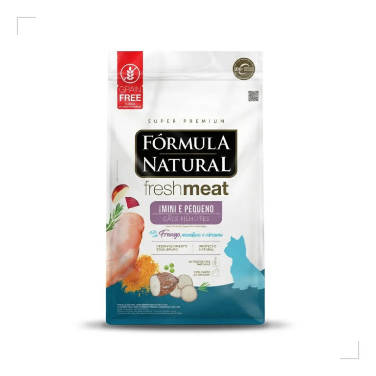 Fórmula Natural Fresh Meat Cão Filhote Mini e Pequeno Cão Filhote 2,5kg
