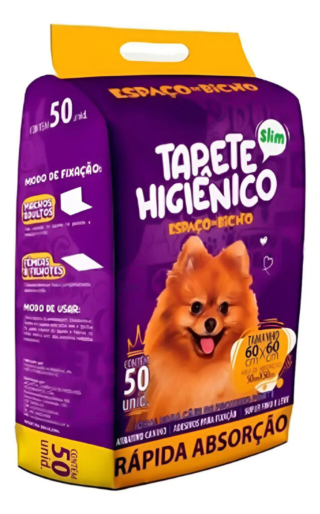 Tapete Higienico Espaço De Bicho 50 Unidades