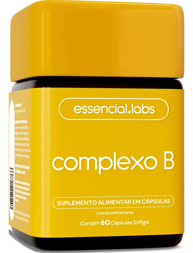 COMPLEXO B – 60 Cápsulas Softgel – Fórmula com Máxima Concentração e Biodisponibilidade