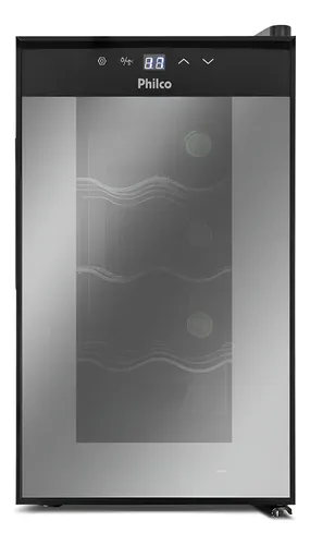 Adega Pad8 Display Eletrônico 8 Garrafas Philco Bivolt