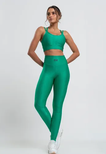 Calça Legging Suplex Wonder Gloss Com Recortes