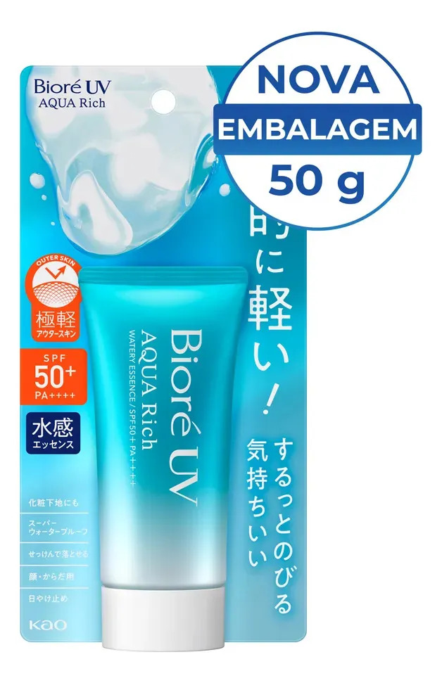 Bioré Protetor Solar Aqua Rich Watery Essence FPS 50