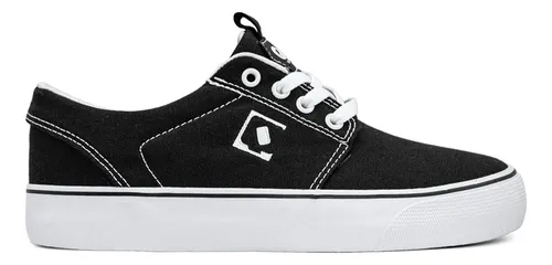 Tênis Qix Skate Combat 3 Vulcanizado | Preto Branco
