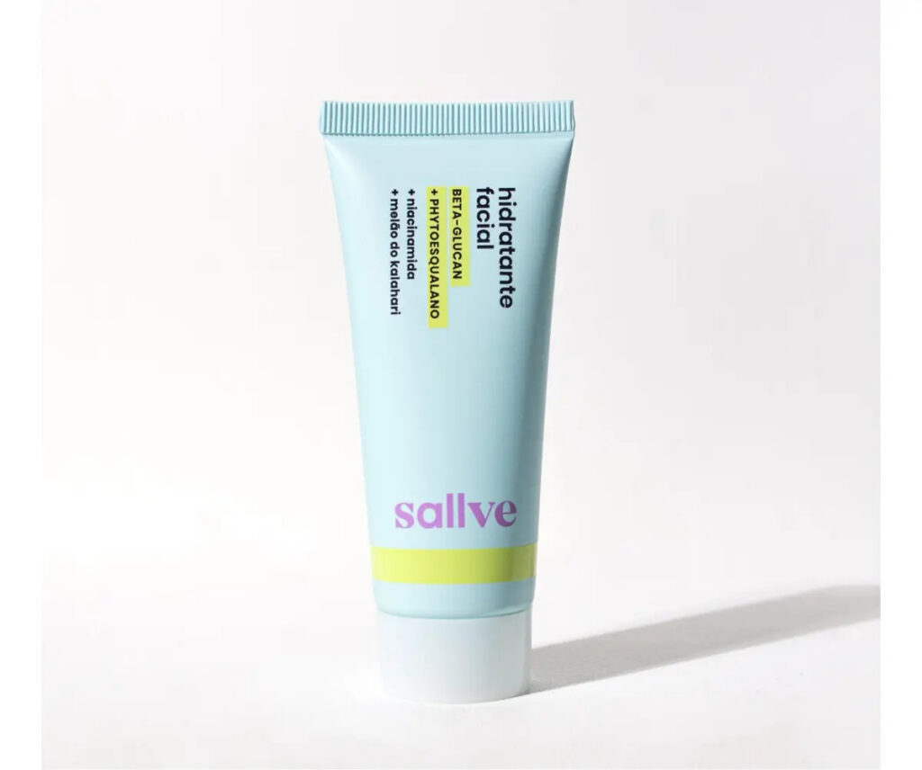Hidratante Facial Sallve 40g – Beta-glucan, Phytoesqualano