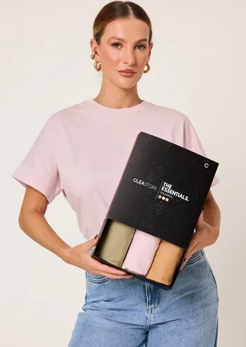 Kit 3 T-shirts Oversized Colorful Algodão Cléa Store