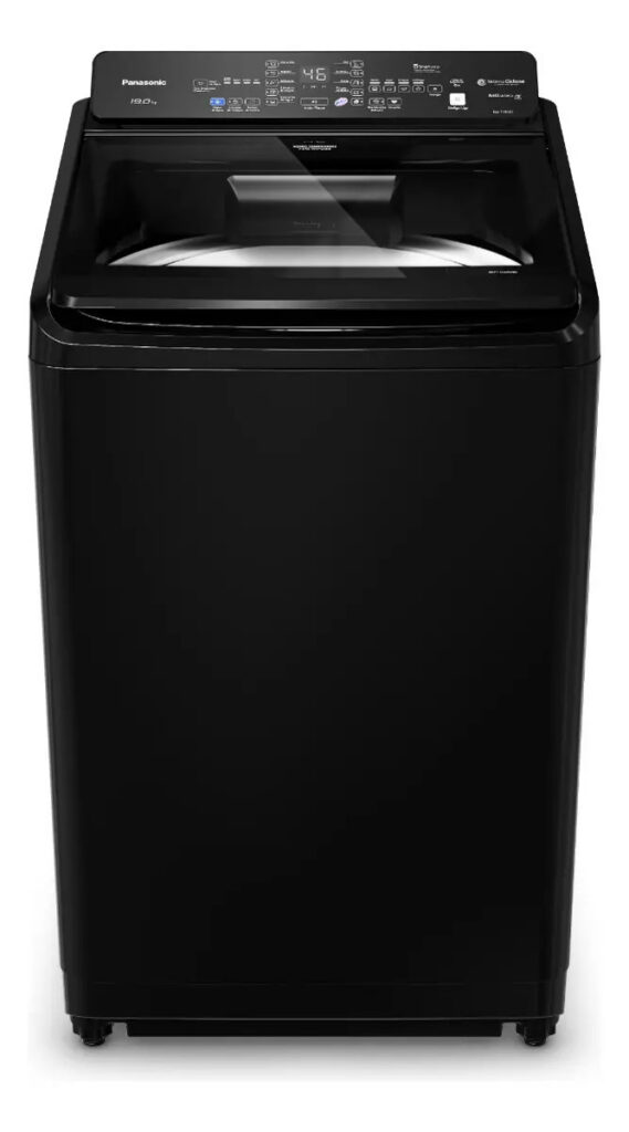 Máquina de Lavar Intuitive+ NA-F190G1BB Lavagem Eficiente Sistema Ciclone 19 kg Preta Panasonic