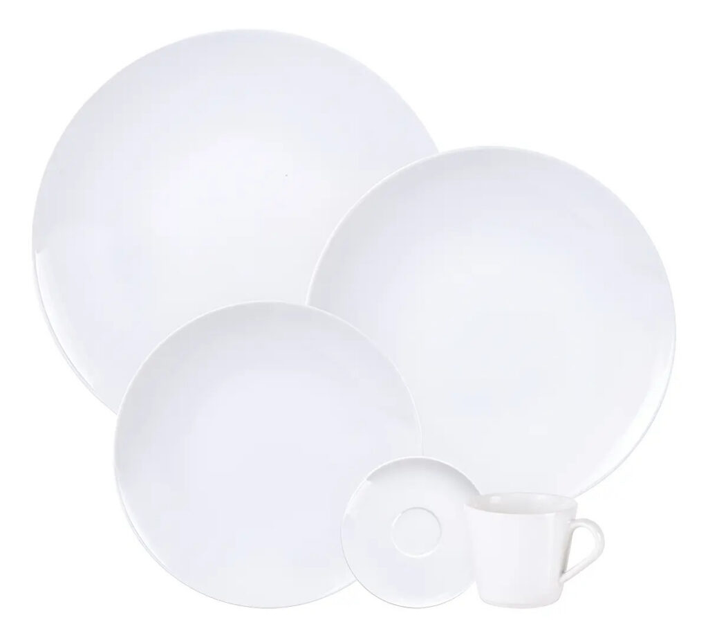 Aparelho De Jantar Tramontina Leonora Em Porcelana 20 Peças