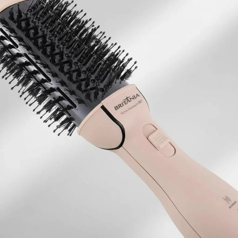 Escova Secadora E Modeladora Britânia 4 EM 1 ANTI FRIZZ BRILHO E MACIEZ BEC07R 1300W 127V/220V – R$ 92
