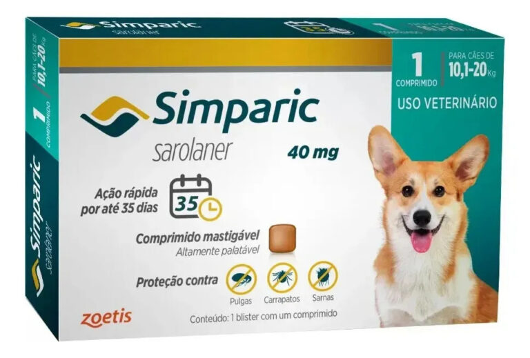 Zoetis Simparic 40mg 1 Comprimido Cão