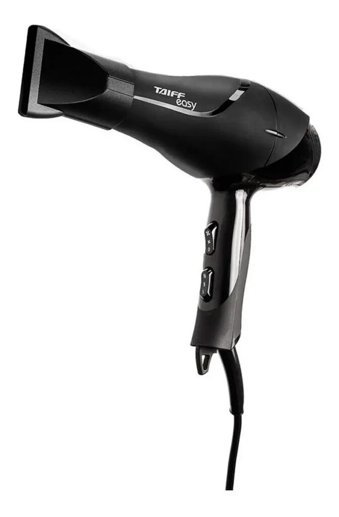 Secador De Cabelos Motor Ac Profissional Easy 1700w Taiff Preto