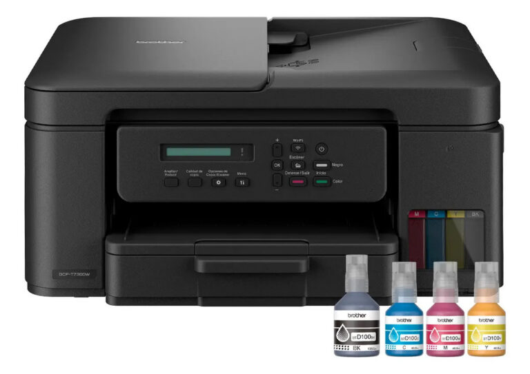 Impressora multifuncional colorida Brother DCP-T730w Wi-Fi