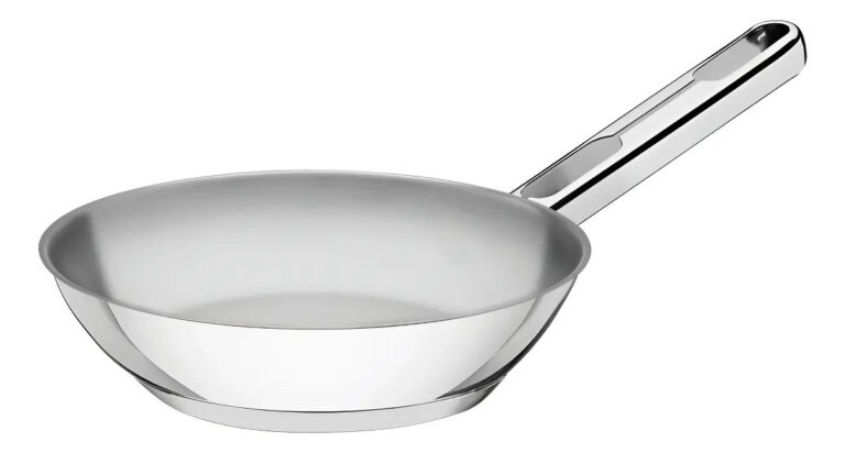 Frigideira Allegra Aço Inox Com Fundo Tripo 28cm Tramontina Allegra 62666280 Prata