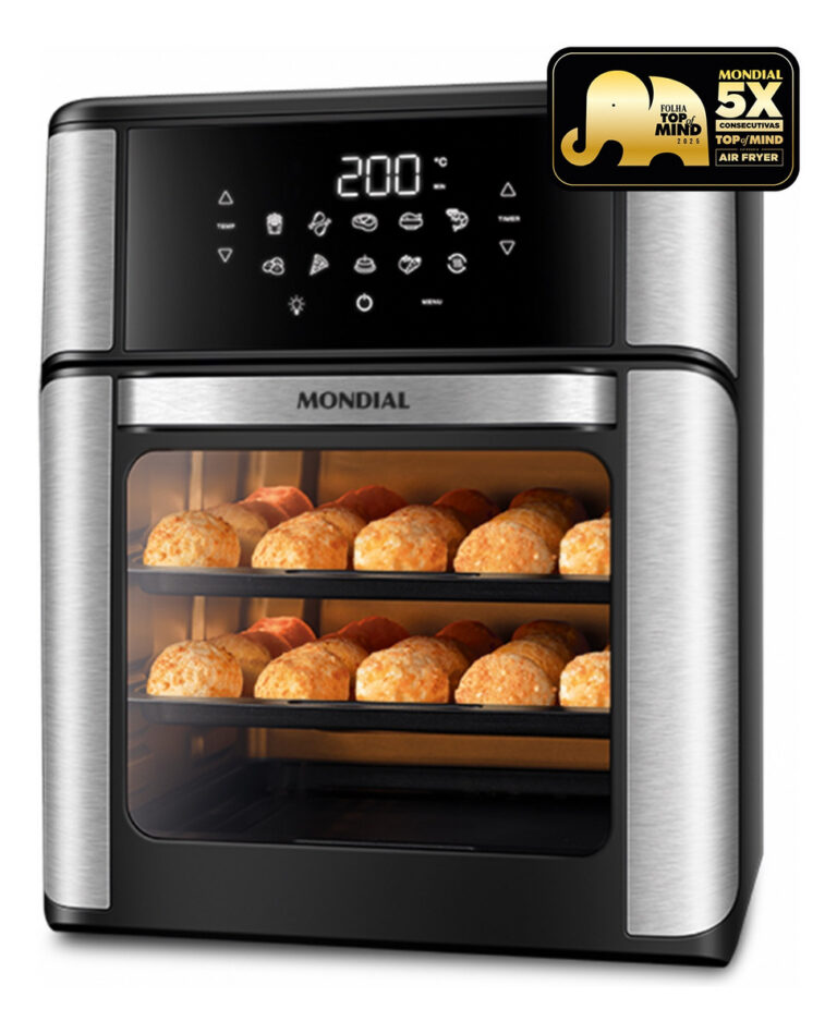 Fritadeira Air Fryer Forno Oven 12L, Mondial, 2000W – AFON-12L-BI