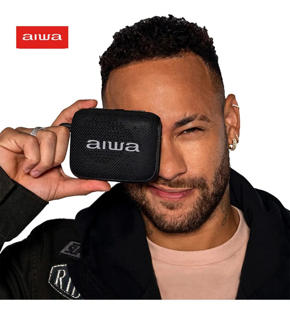 Caixa De Som Speaker Aiwa AWS-SP-07-B 7w Bluetooth Ipx6 Preto
