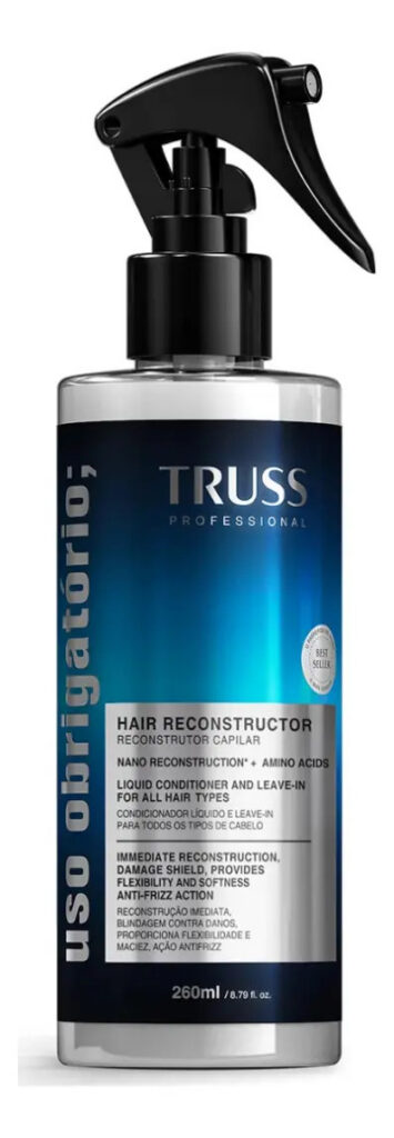 Truss Uso Obrigatório Reconstrutor Capilar 260ml Truss Uso Obrigatório Reconstrução Restauração
