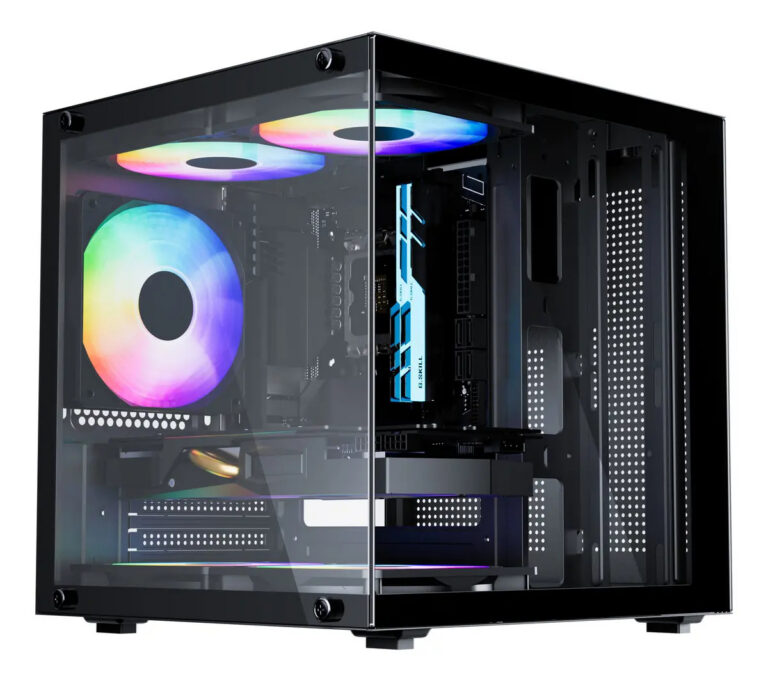 Gabinete Gamer Preto Bluecase com 5 Fans Bg-066 Life Pro