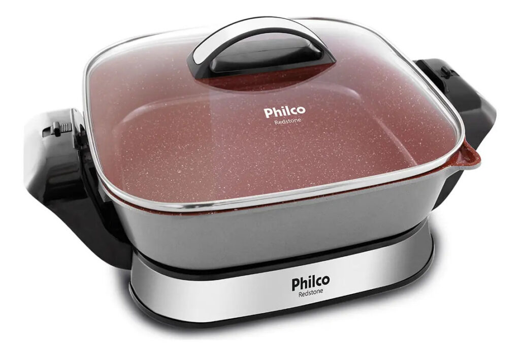 Panela Elétrica Philco Redstone 4l Ppe04 Cor Vermelho