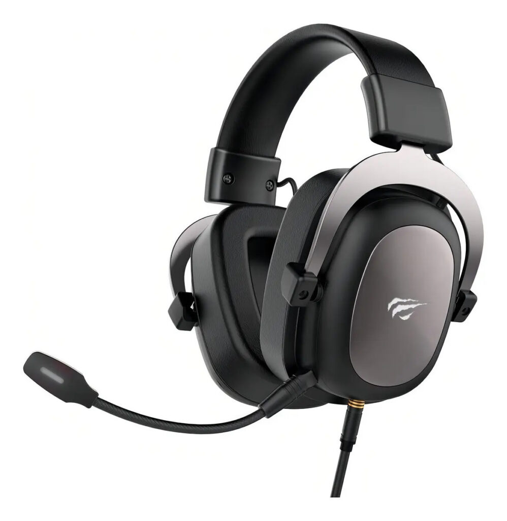 Fone De Ouvido Headset Gamer Havit H2002d P3 Para PS3/PS4/PS5/XBOX/PC Cor Preto