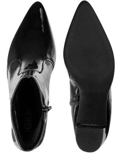 Bota Bico Fino Coturno Feminino Cano Curto Salto Confortável