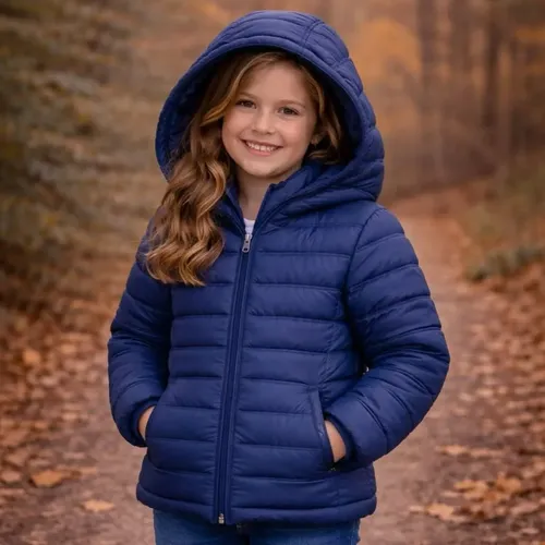 Jaqueta Infantil Juvenil Puffer Menina Menino Inverno Frio