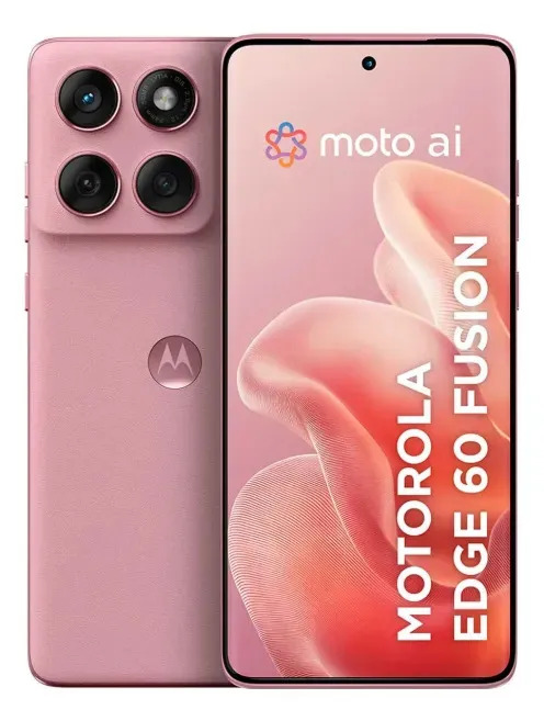 Smartphone Motorola Edge 60 Fusion 5g – 256gb 16gb (8gb Ram+8gb Ram Boost), 50mp Sony Ai Camera Ip68 Nfc – Rosa