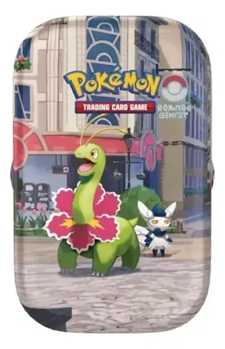 Pokémon Lata Lumiose City Mini Tin Meganium E Meowstic