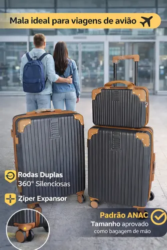 Kit Mala De Viagem Completo 10 + 23+ Frasqueira