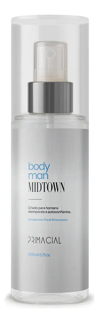BODY SPLASH MASCULINO MIDTOWN 200ML – PRIMACIAL PERFUME FRESCO AMADEIRADO