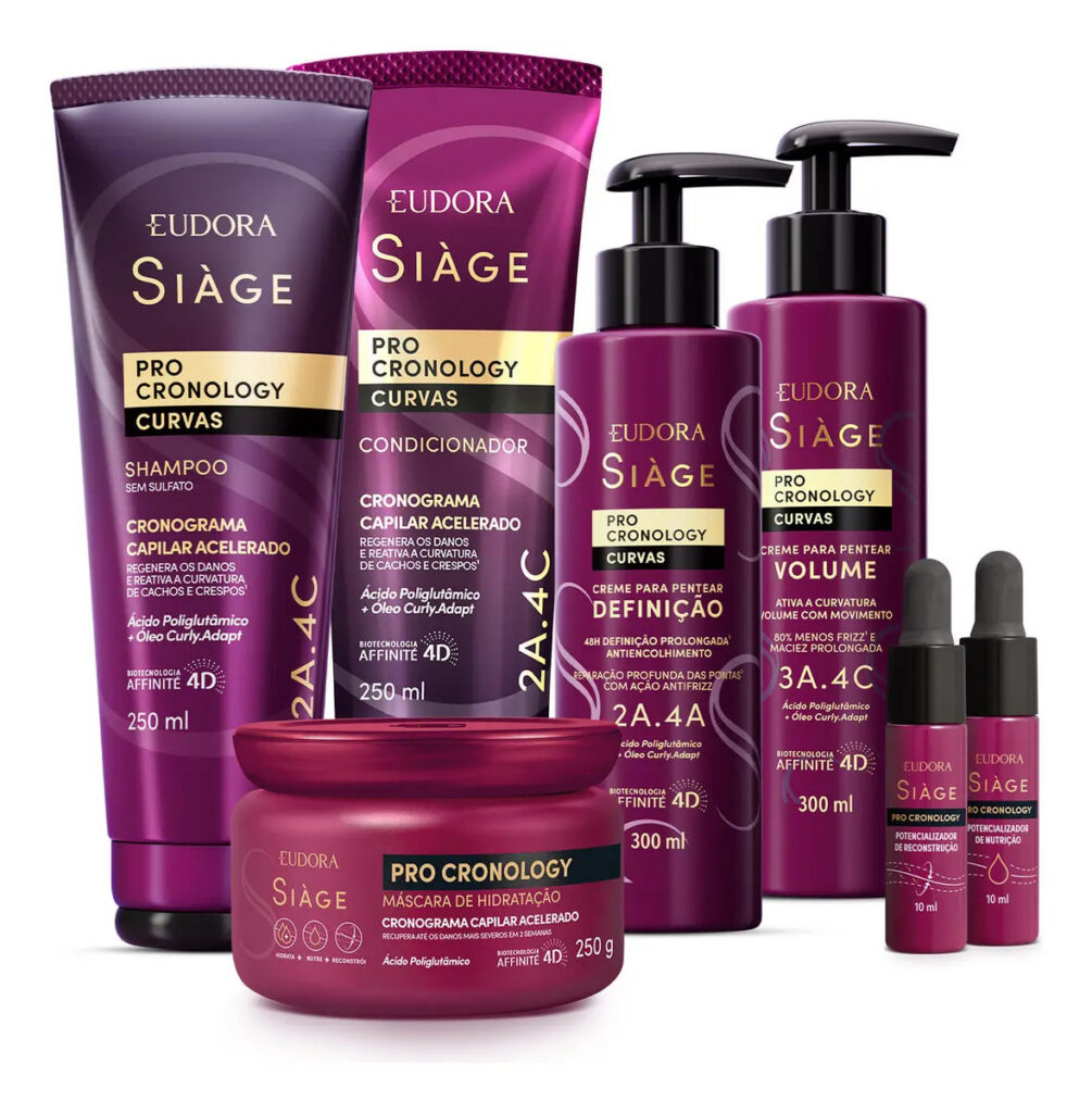 Combo Siàge Pro Cronology Curvas Completo (7 Itens)