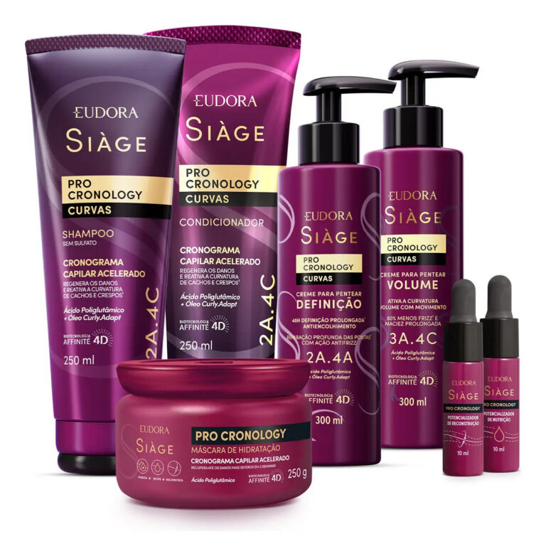Combo Siàge Pro Cronology Curvas Completo (7 Itens)