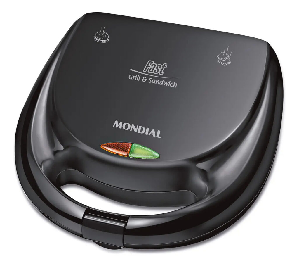 Sanduicheira Fast Grill e Sandwich Mondial 750W – S-12