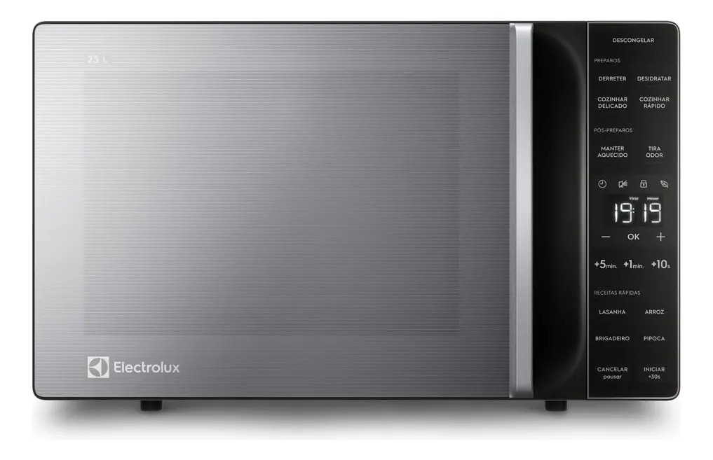 Micro-ondas Electrolux Prata 23L Efficient ME23S 127V
