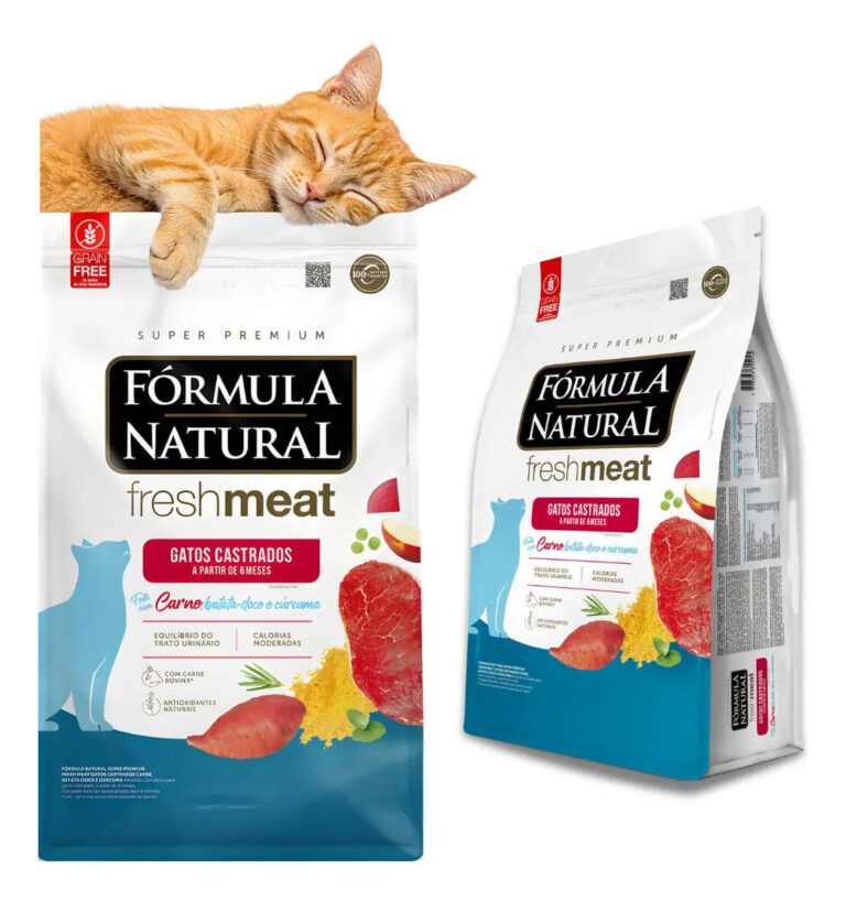 Formula Natural Fresh Meat Gatos Castrados Carne 10,1kg