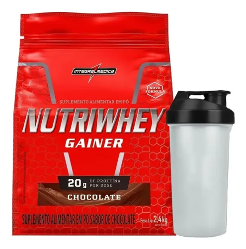 Nutri Whey Chocolate 2.4kg Coqueteleira Integralmedica