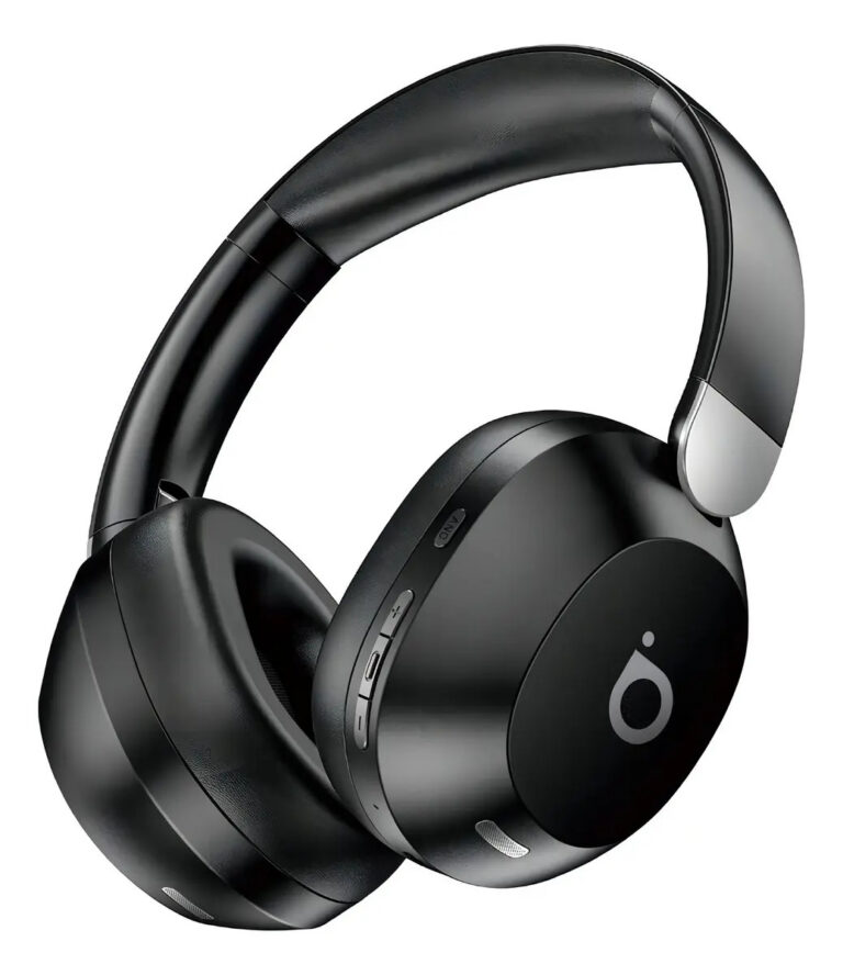 Headphone Bluetooth, Redução De Ruído Do Anc, Microfone ENC(Chamada Hd Bluetooth), Bateria 30 Horas, Bluetooth 5.4, Estéreo Hi-fi, Chamadas por Bluetooth, Design Dobrável, Basike Ba-FON042 Cor Preto
