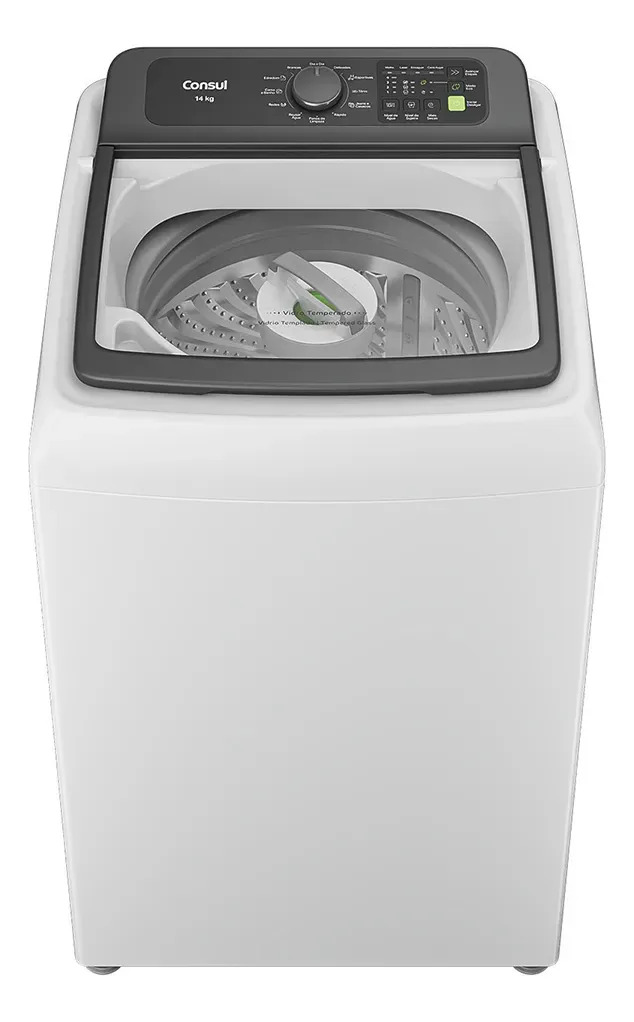 Máquina de Lavar Consul 14Kg Branca com Modo Eco – CWN14AB