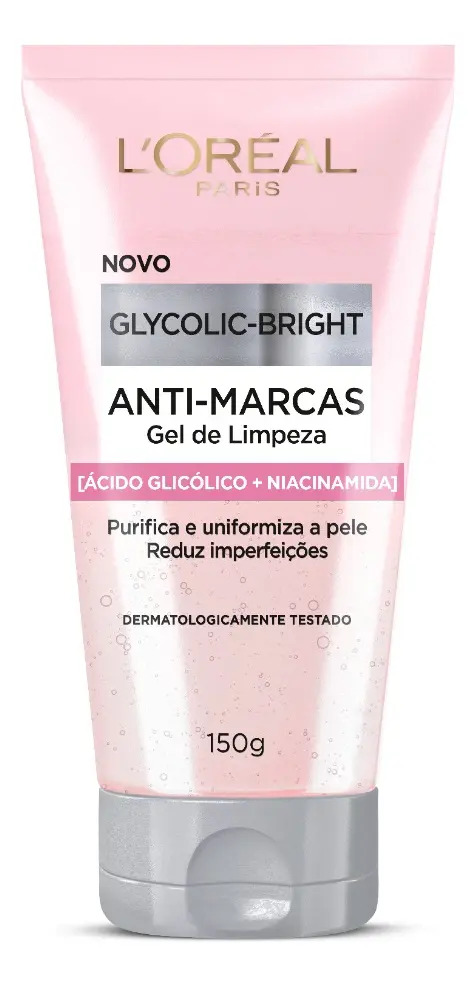 Gel De Limpeza Anti-marcas Glycolic-bright Loréal Paris 150g