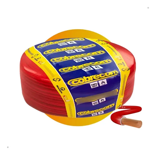Cabo Flexível Cobrecom 2,5mm Rolo 100mts 750v Escolha A Cor