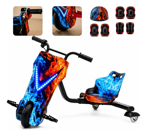 Patinete Elétrico Drift 450w Triciclo Infantil 36v Bluetooth