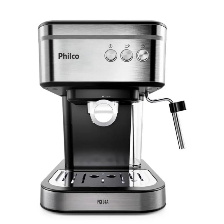 Cafeteira Expresso Philco Pcf04a 1,2l E Aquecedor De Xícaras preto