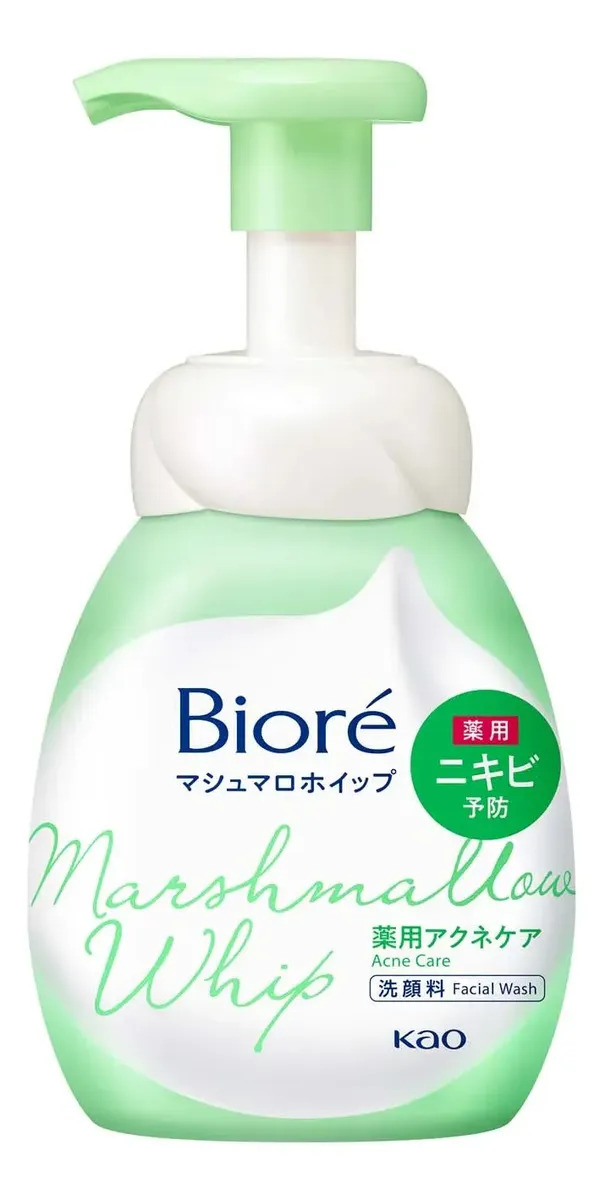 Bioré Sabonete Facial Marshmallow Whip Acne Care 150ml Acneica Dia/noite