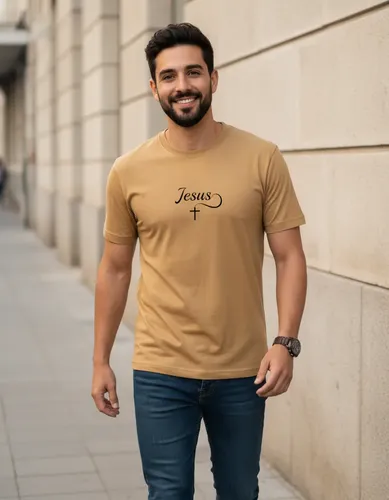 Camisa Jesus 100% Algodao Camiseta Premium