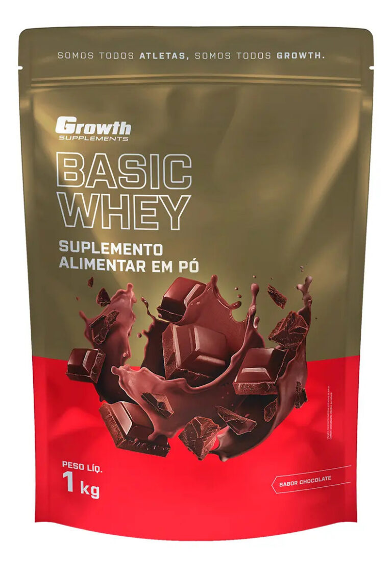 Basic Whey 1kg Growth Supplements – Chocolate
