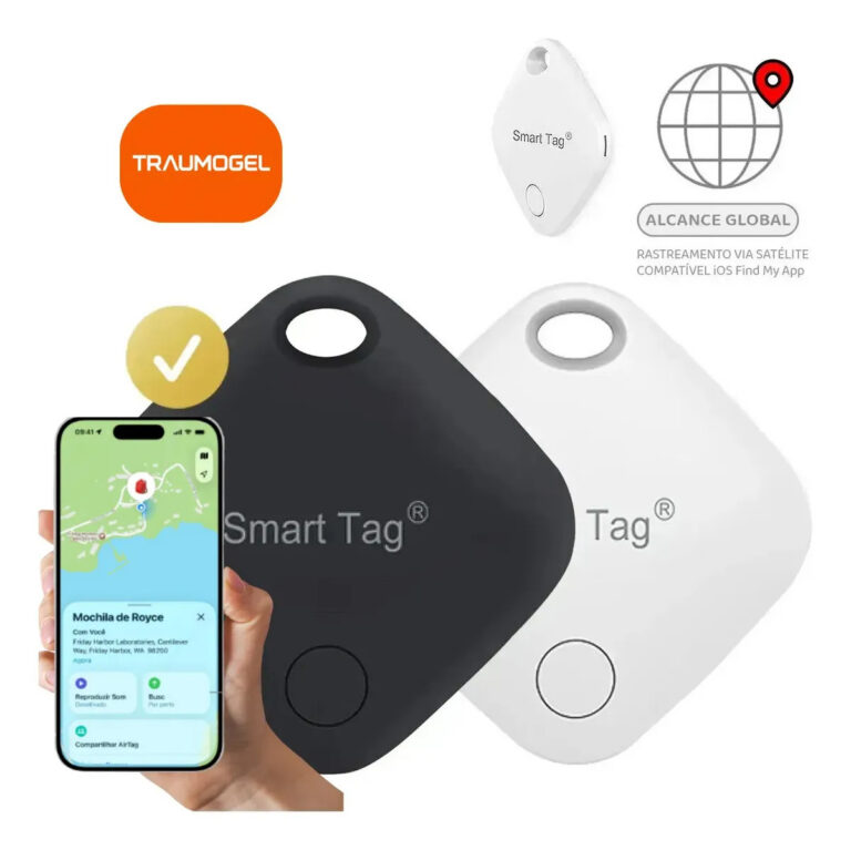 Localizador Smart Tag Traumogel Rastreador Gps Cor Sortida Compatível Com iPhone Apple