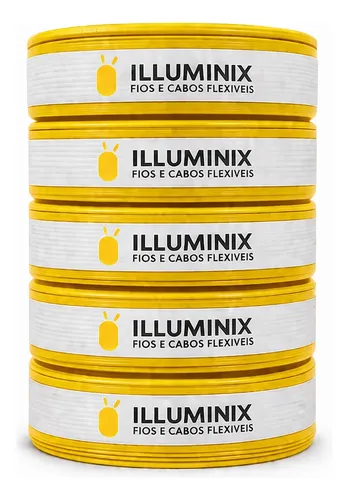 Cabo Flexivel 2,5mm Rolo Com 100 Metros 750v Fio Unipolar