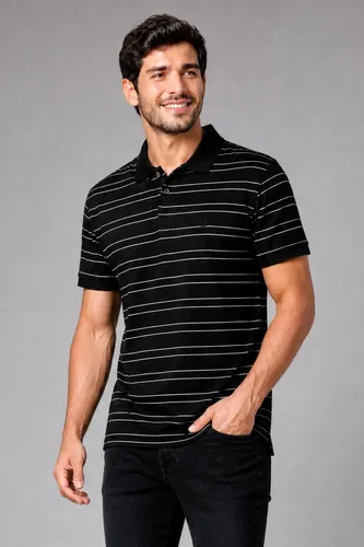 Polo Piquet Masculina Listrada Polo Wear