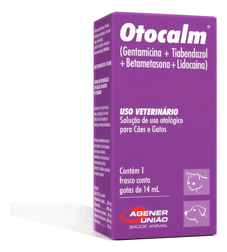 Otocalm 14ml Para Cães E Gatos Agener União