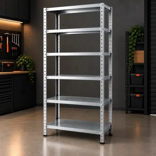 Estante Prateleira De Aço Galvanizado 6 Bandejas 198x90cm